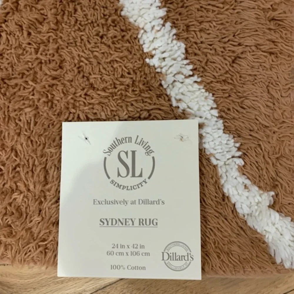 NWT SET Simplicity Collection by Southern Living Ombre shower curtain Rug SYDNEY